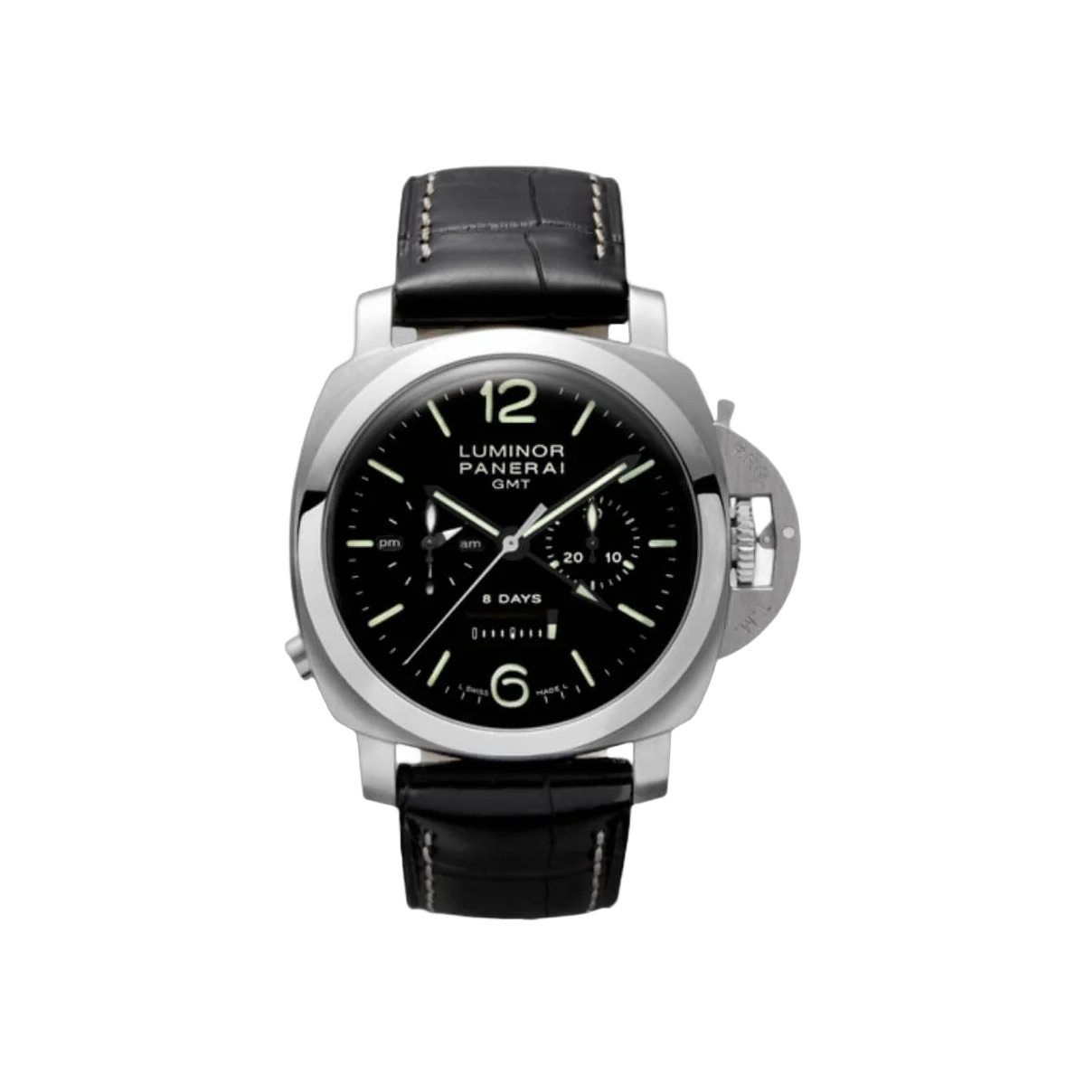 Panerai Luminor Chrono Monopulsante 8 Days Gmt 44Mm Men's Watch Ref. Pam00275