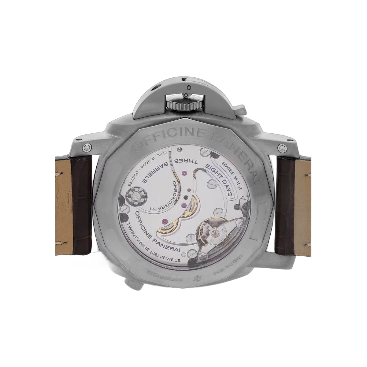 Panerai Luminor Chrono Monopulsante 8 Days Gmt 44Mm Titanium Limited Edition To 500 Pcs Men's Watch Ref. Pam00311 – additional product photo 3