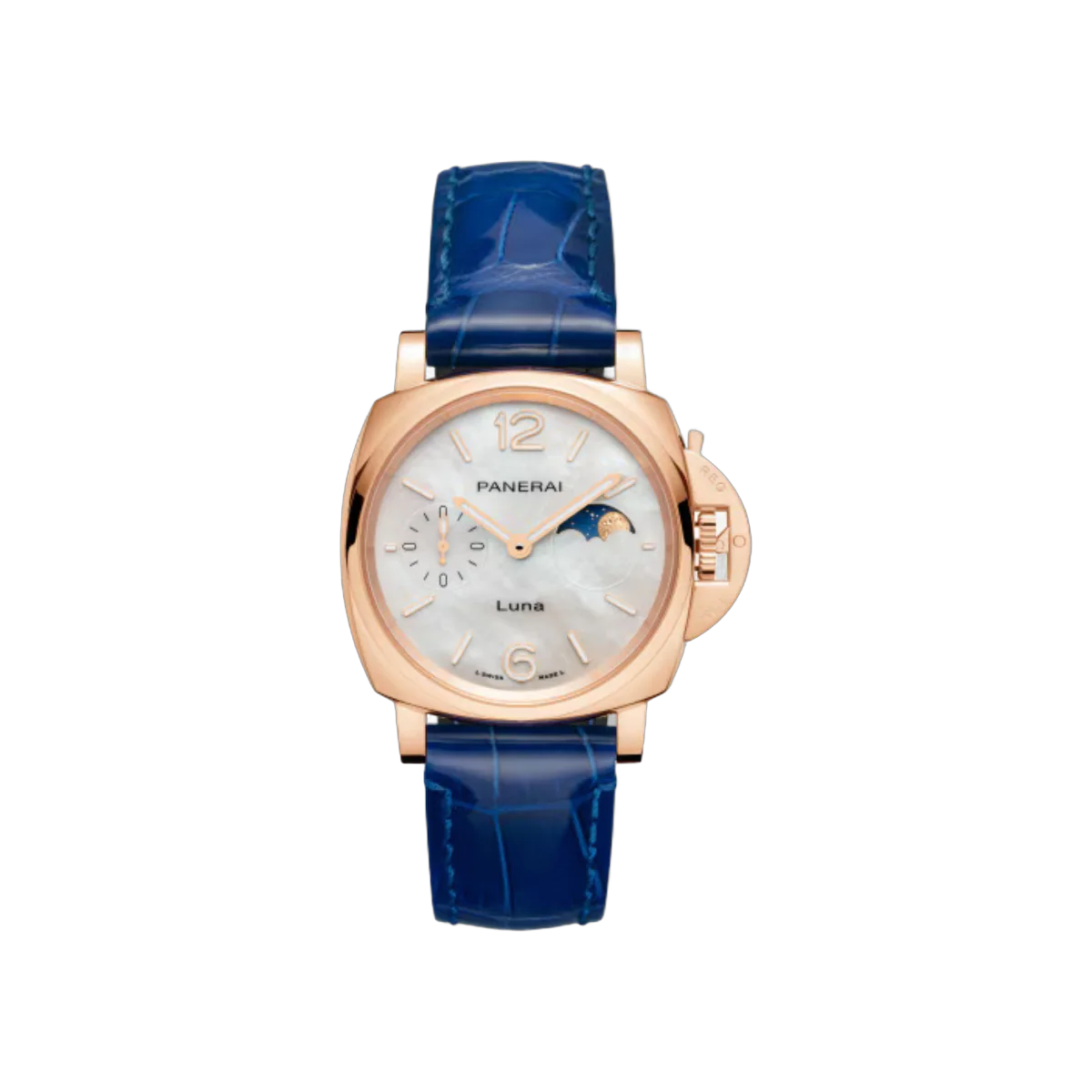 Panerai Luminor Due Luna PAM01181 Polished Goldtech Mother of Prearl 38mm Unisex Watch