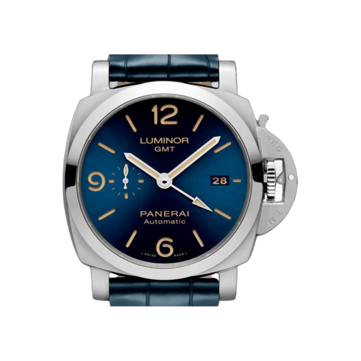 Panerai Luminor PAM01033 Gmt 44Mm Stainless Steel Blue Dial – additional product photo 3