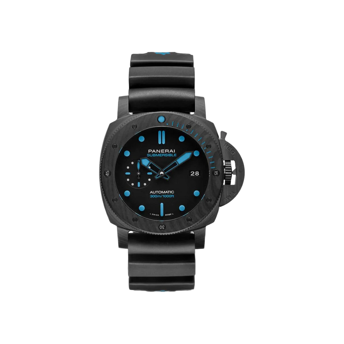 Panerai Submersible Carbotech 42Mm Men's Watch Ref. Pam00960