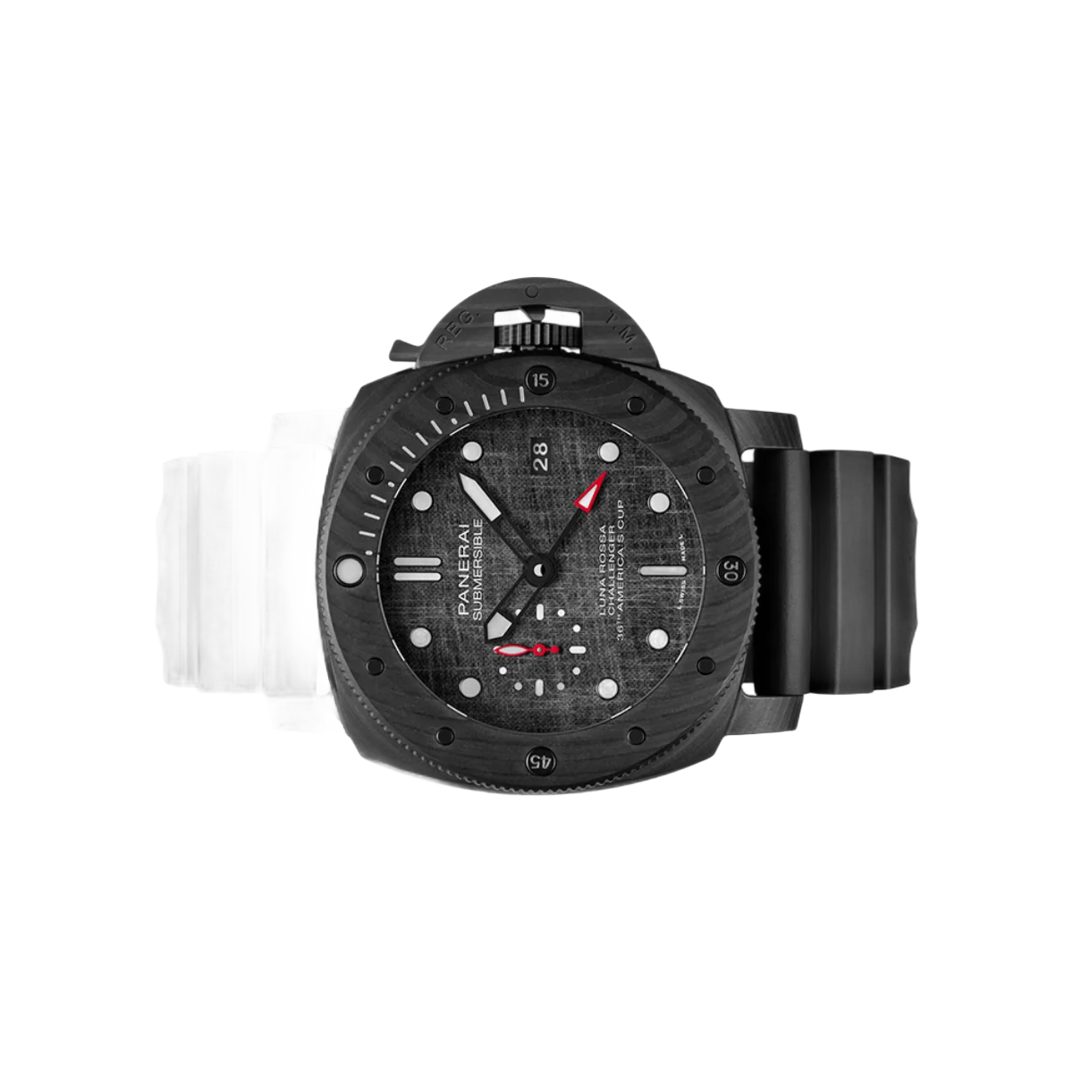 Panerai Submersible Luna Rossa PAM01039 Carbotech 47mm Grey Dial Mens Watch – additional product photo 3