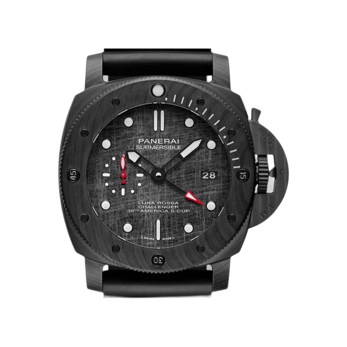 Panerai Submersible Luna Rossa PAM01039 Carbotech 47mm Grey Dial Mens Watch – additional product photo 4