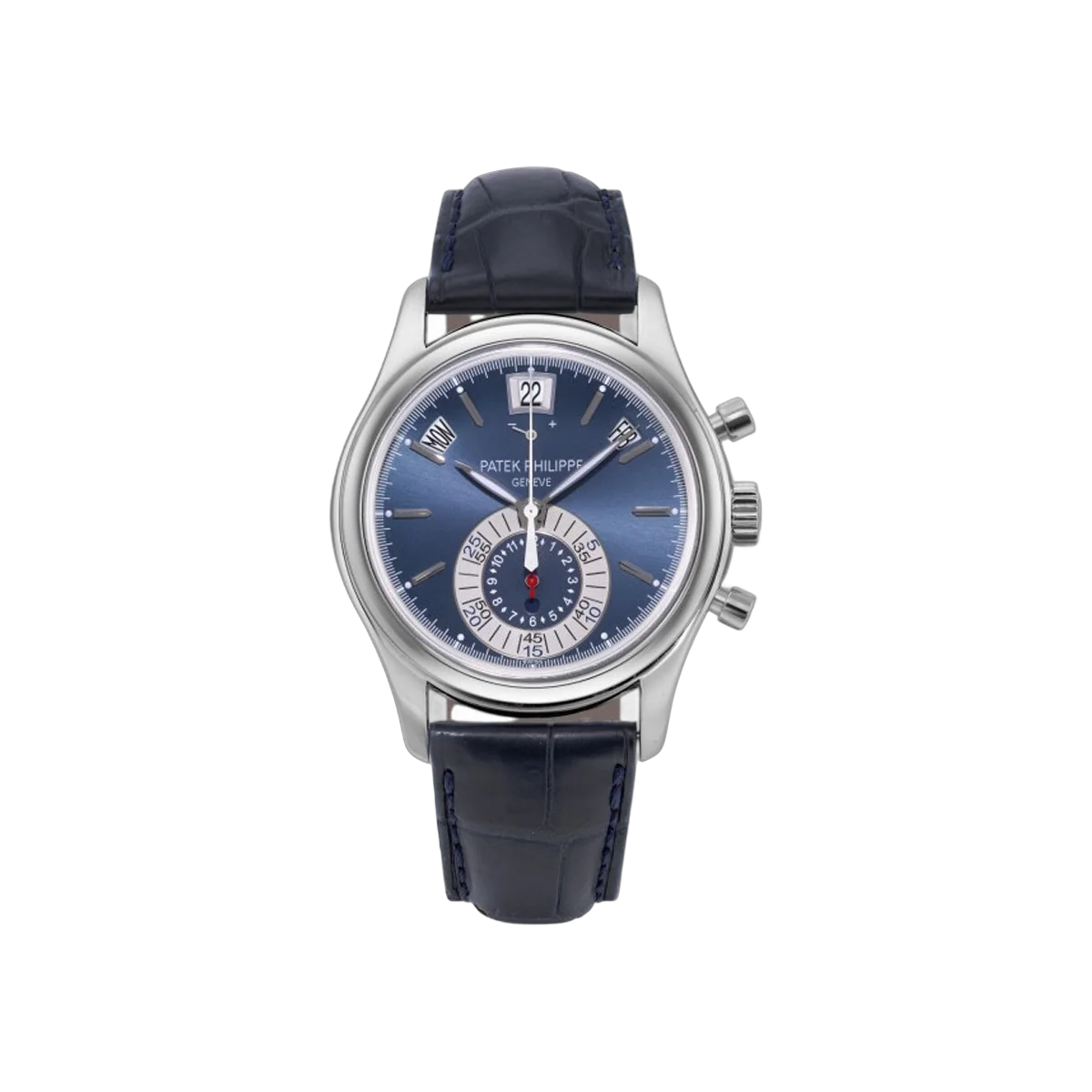 Patek Philippe Annual Calendar 5960G-010 Chronograph Moscow White Gold 40.5mm Blue Dial Men's Watch