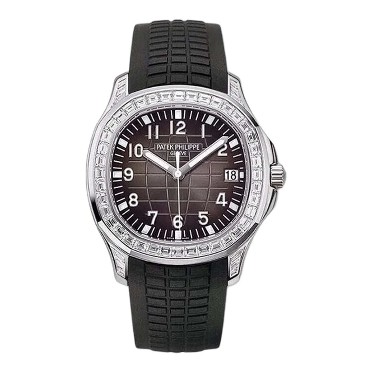 Patek Philippe Aquanaut 5167/300G-010 Black Dial Diamond Bezel 40Mm 18K White Gold