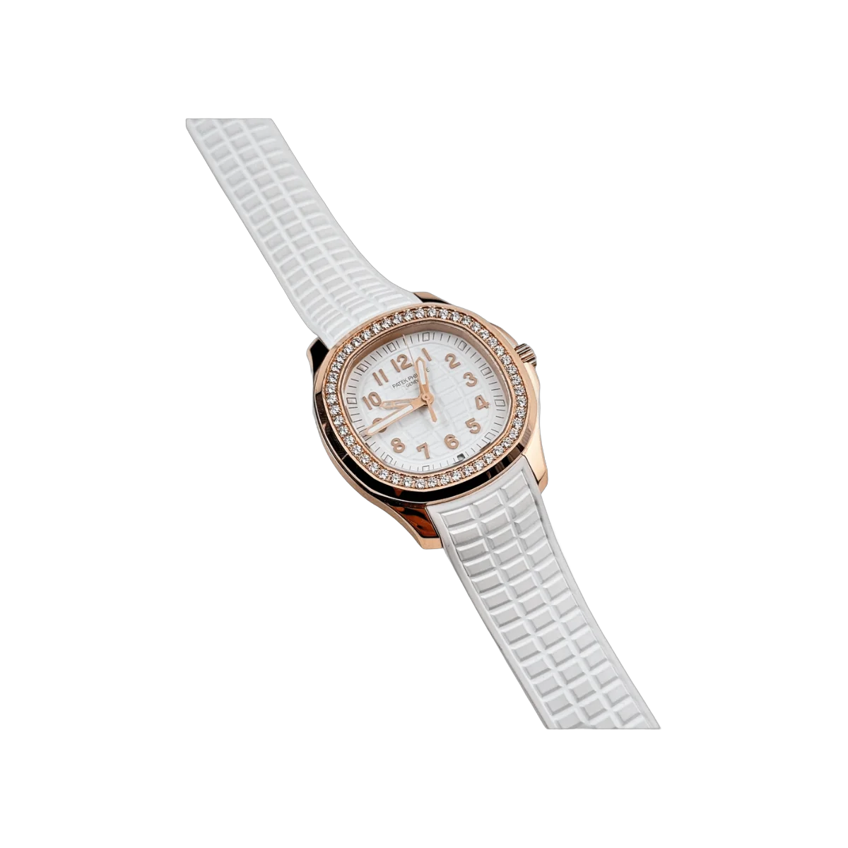 Patek Philippe Aquanaut 5269/200R-001 Diamond-Set Bezel 18K Rose Gold White Dial – additional product photo 5