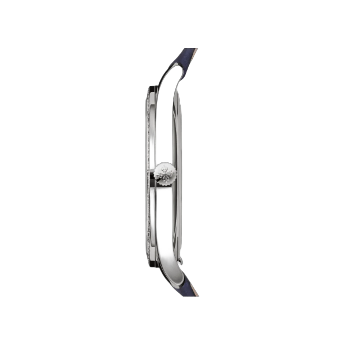 Patek Philippe Calatrava 4997/200G-001 Blue Dial Diamond Bezel 18K White Gold Blue Satin Straps – additional product photo 5
