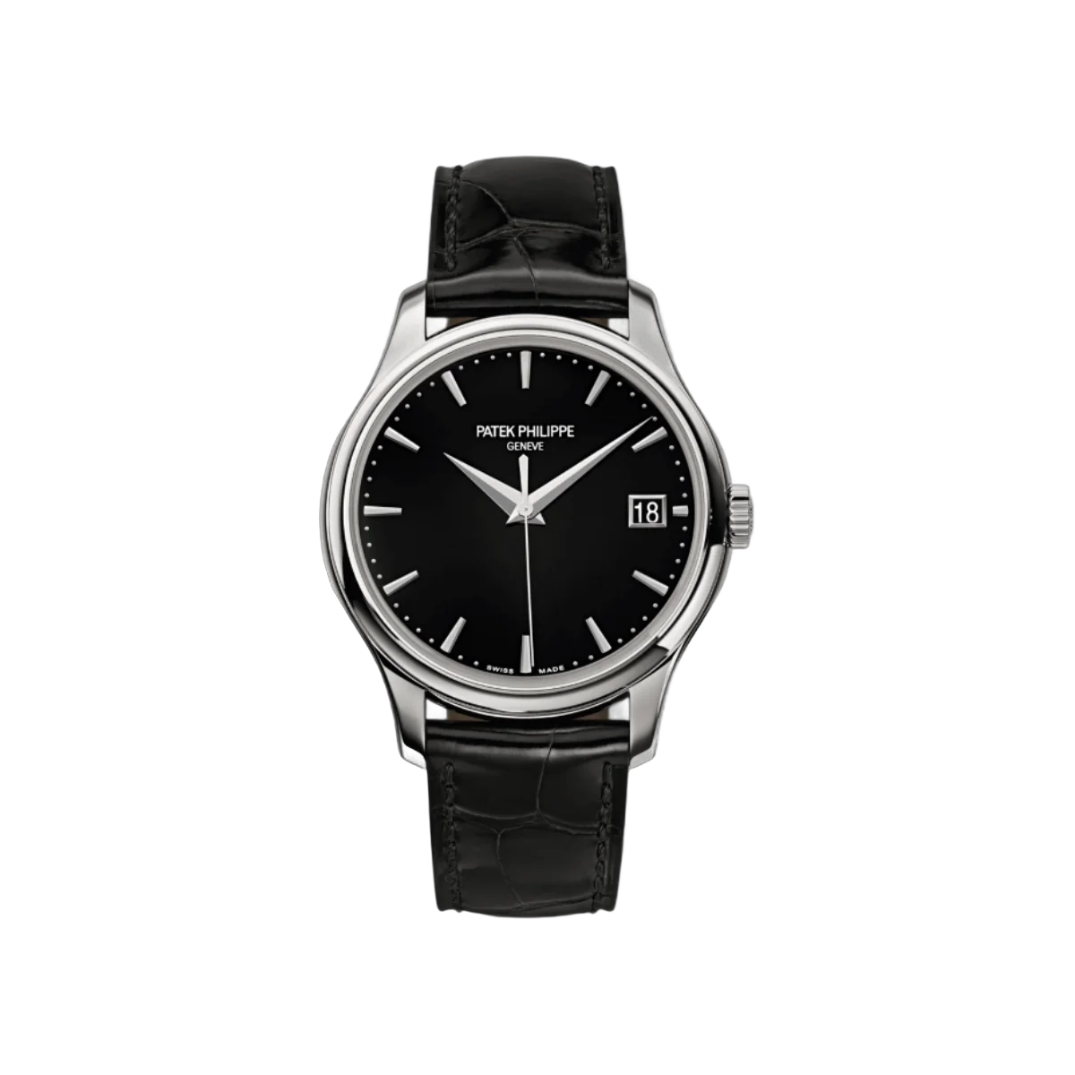 Patek Philippe Calatrava 5227G-010 18K White Gold Black Index Dial 39mm Unisex Watch