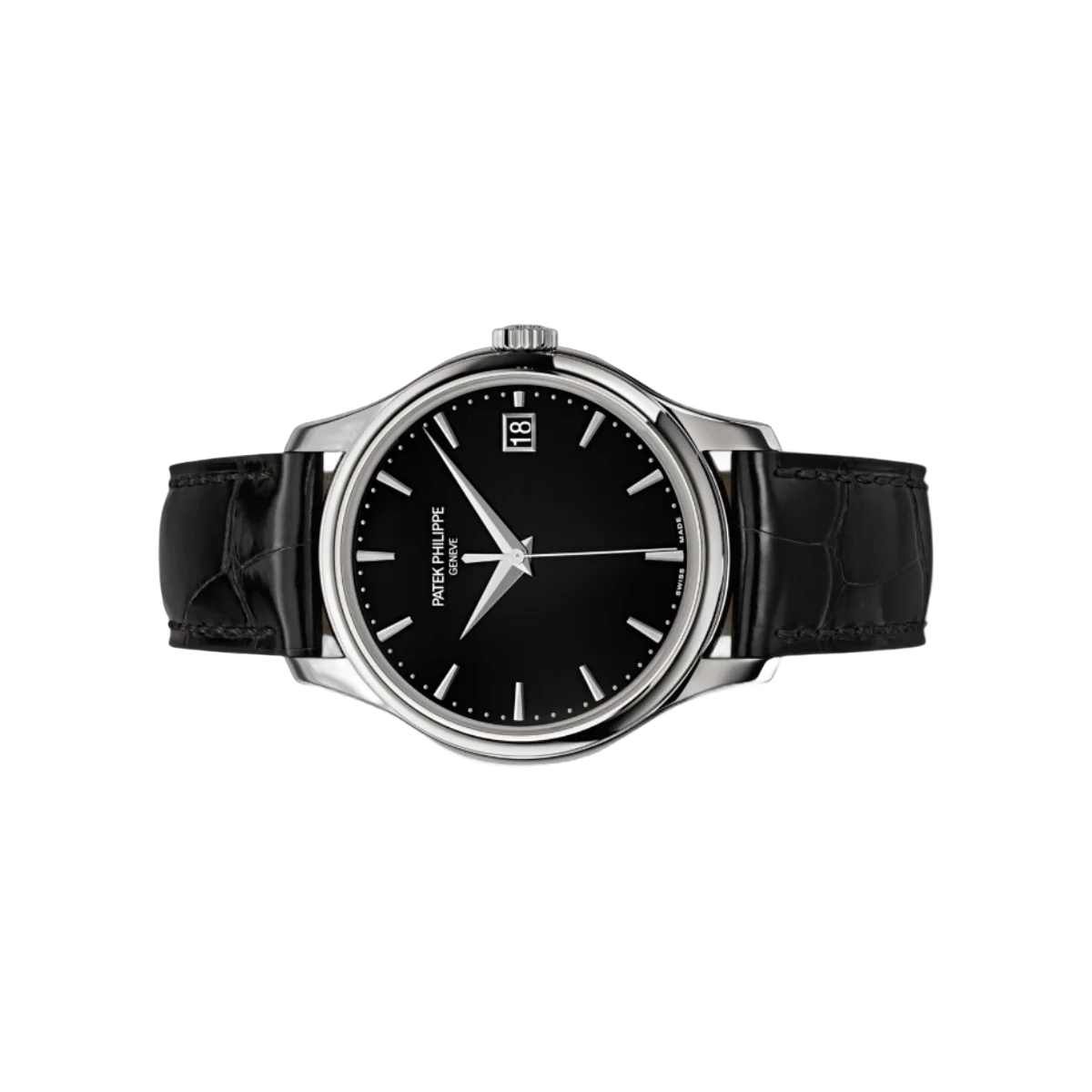 Patek Philippe Calatrava 5227G-010 18K White Gold Black Index Dial 39mm Unisex Watch – additional product photo 5