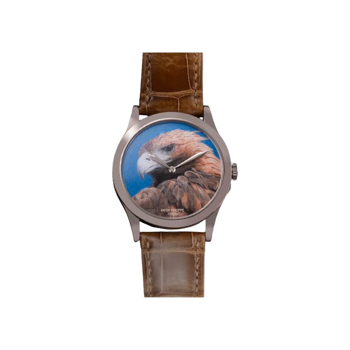 Patek Philippe Calatrava Falcon 5089G-058 White Gold Limited Edition 38.6mm Blue Dial Men's Watch