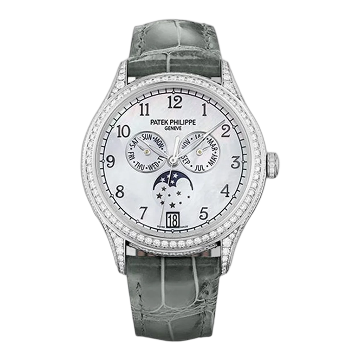Patek Philippe Complications 4948G-010 Annual Calendar 18K White Gold MOP Dial