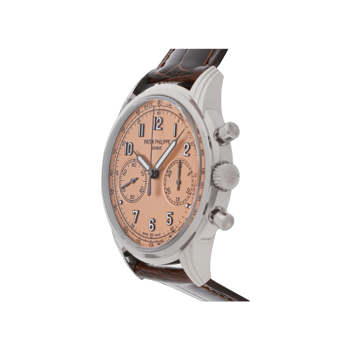 Patek Philippe Complications 5172G-010 Rose Gilt Salmon Dial 18Kt White Gold Chocolate Leather Straps – additional product photo 5