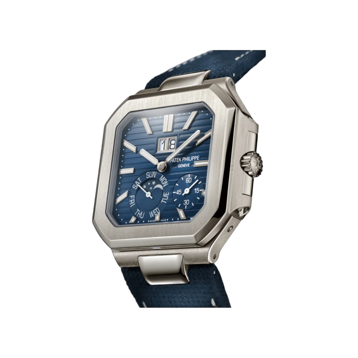 Patek Philippe Cubitus 5822P-001 Self-Winding 45mm Blue Dial Men's Watch – additional product photo 6