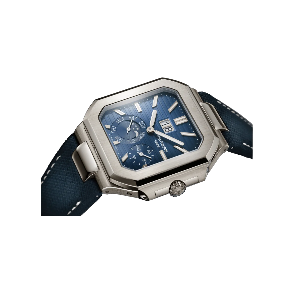 Patek Philippe Cubitus 5822P-001 Self-Winding 45mm Blue Dial Men's Watch – additional product photo 7