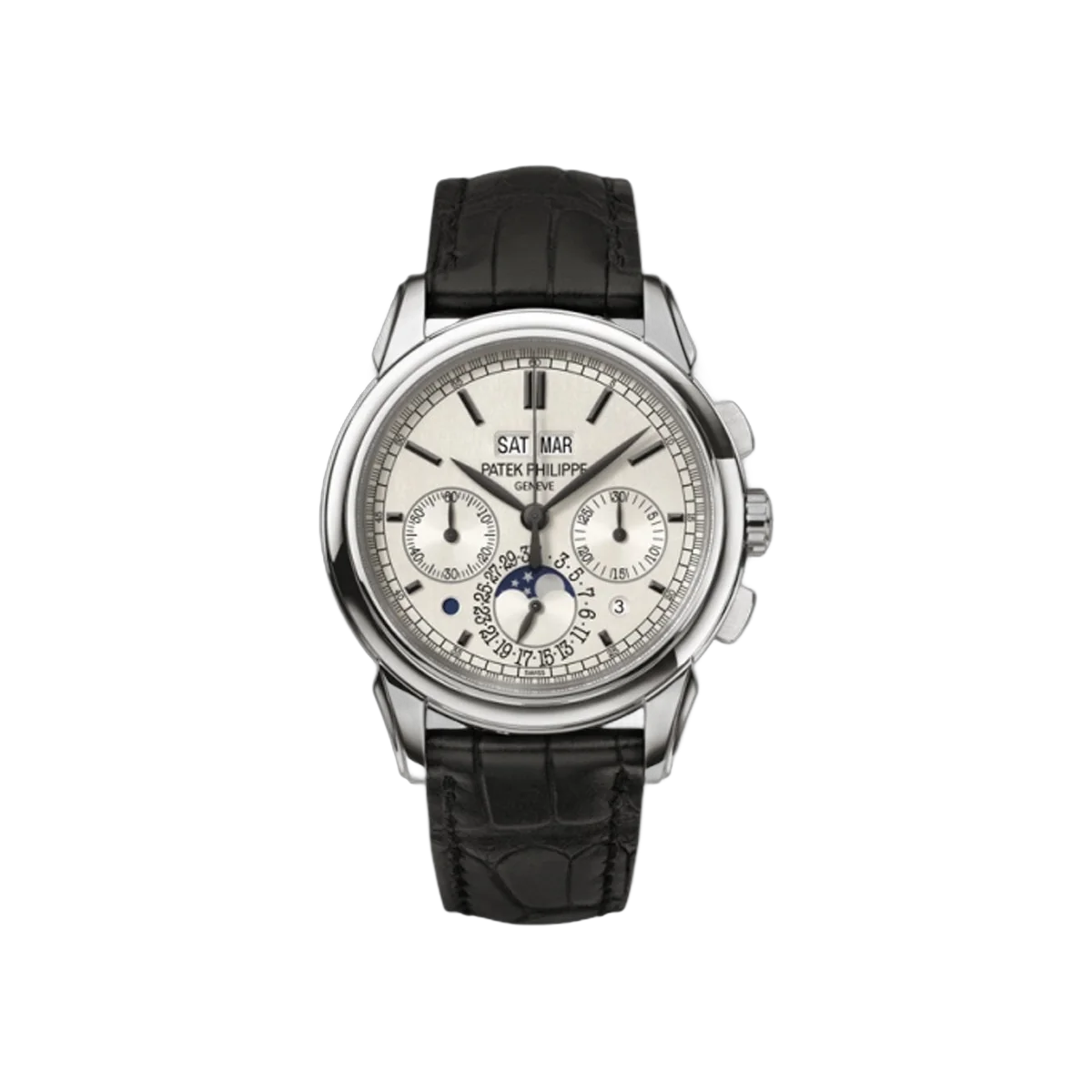 Patek Philippe Grand Complications 5270G-001 White Gold 41mm Silver Opaline Dial Men's Watch