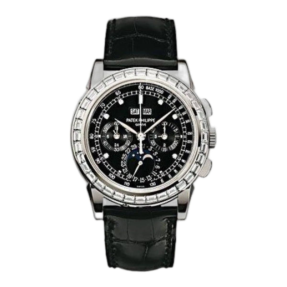 Patek Philippe Grand Complications 5971P-001 Perpetual Calendar Platinum Men's Watch