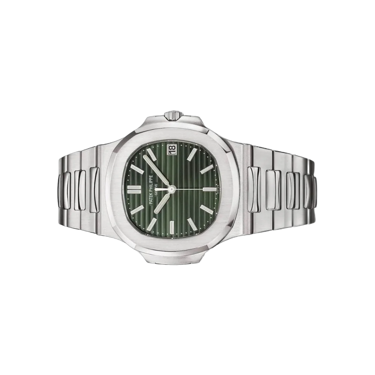 Patek Philippe Nautilus 5711/1A-014 Stainless Steel 40mm Sunburst Olive Green Dial Mens Watch – additional product photo 5