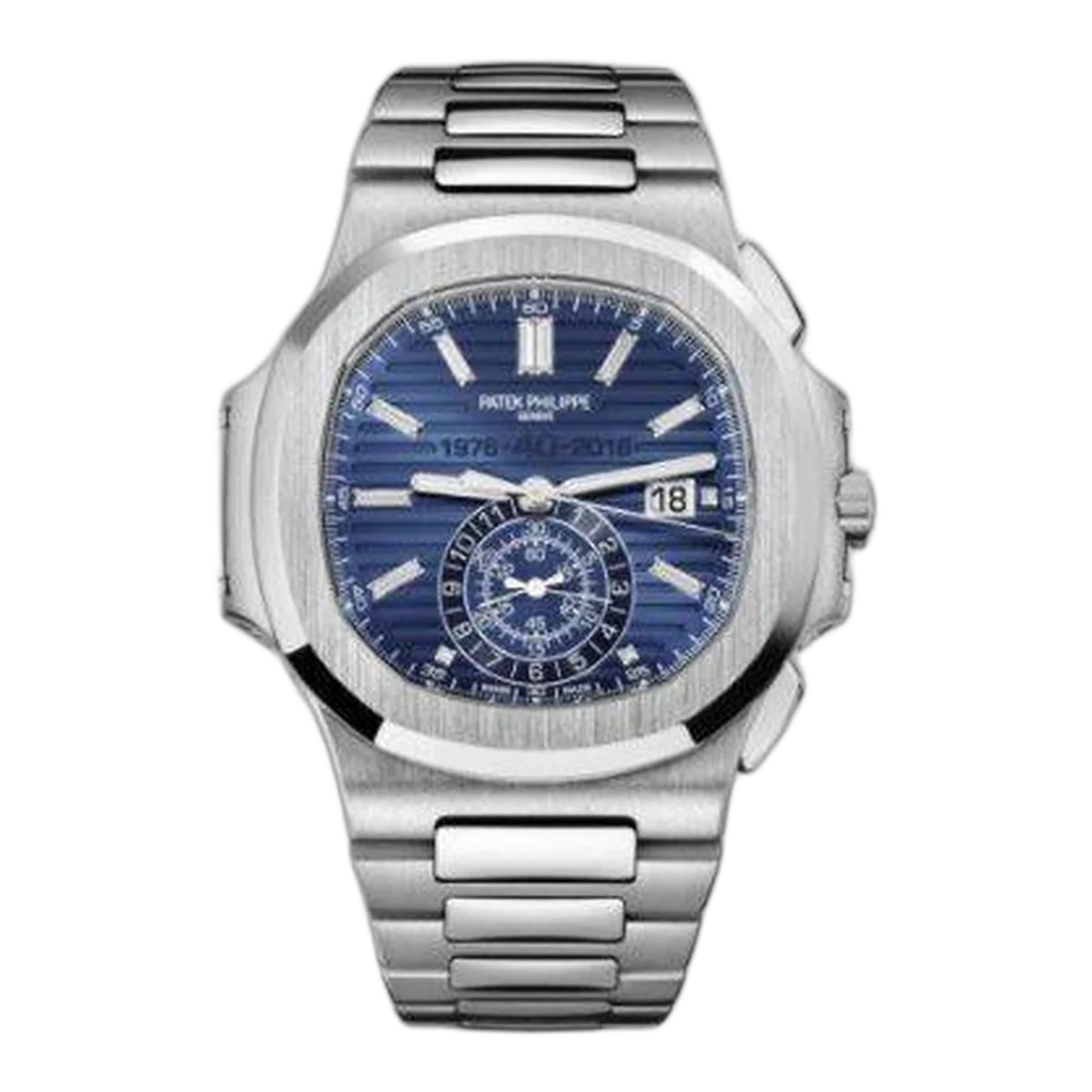 Patek Philippe Nautilus 5976-1G Chronograph 40Th Anniversary 18Kt White Gold