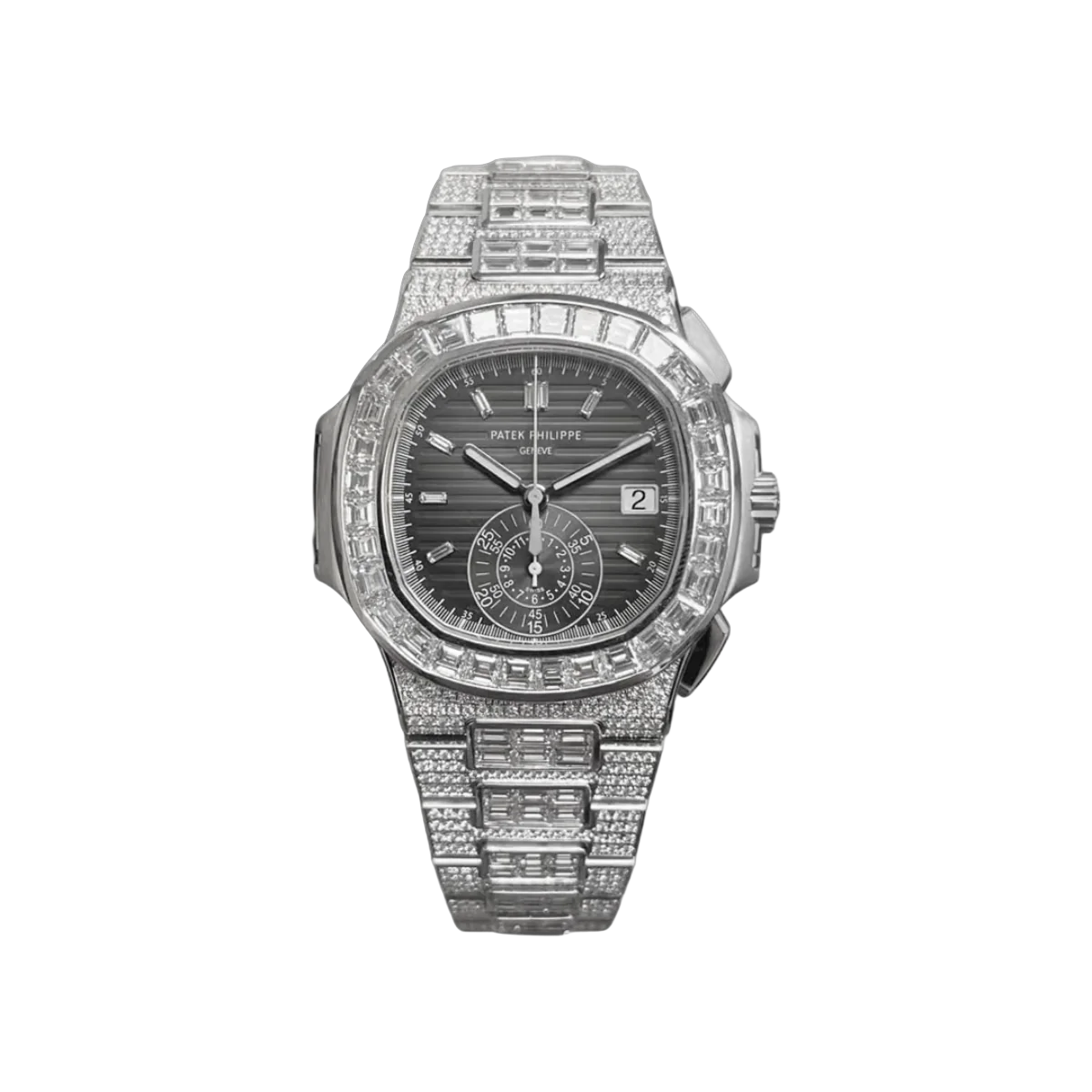 Patek Philippe Nautilus 5980/1400G-010 Chronograph Diamond Set