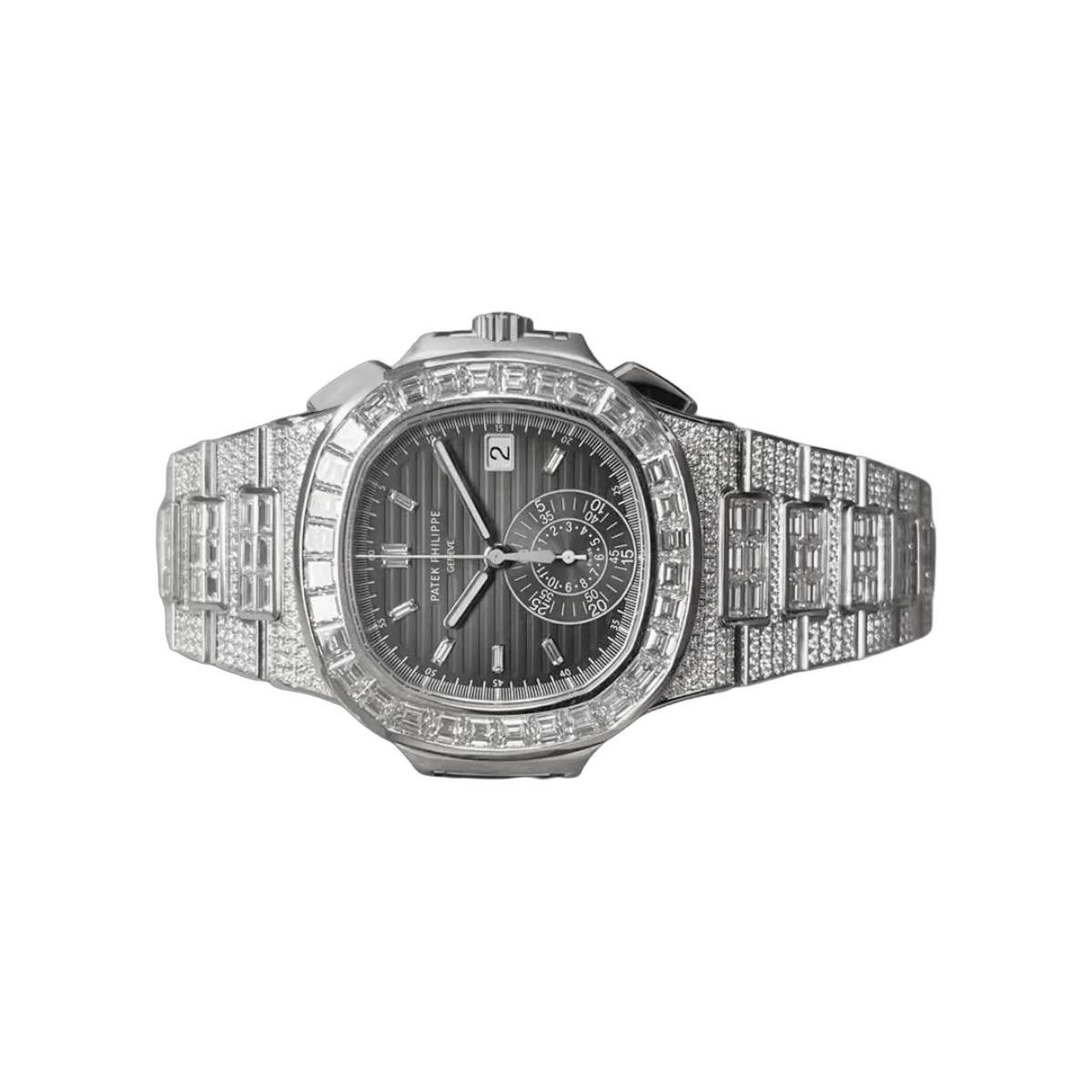 Patek Philippe Nautilus 5980/1400G-010 Chronograph Diamond Set – additional product photo 2