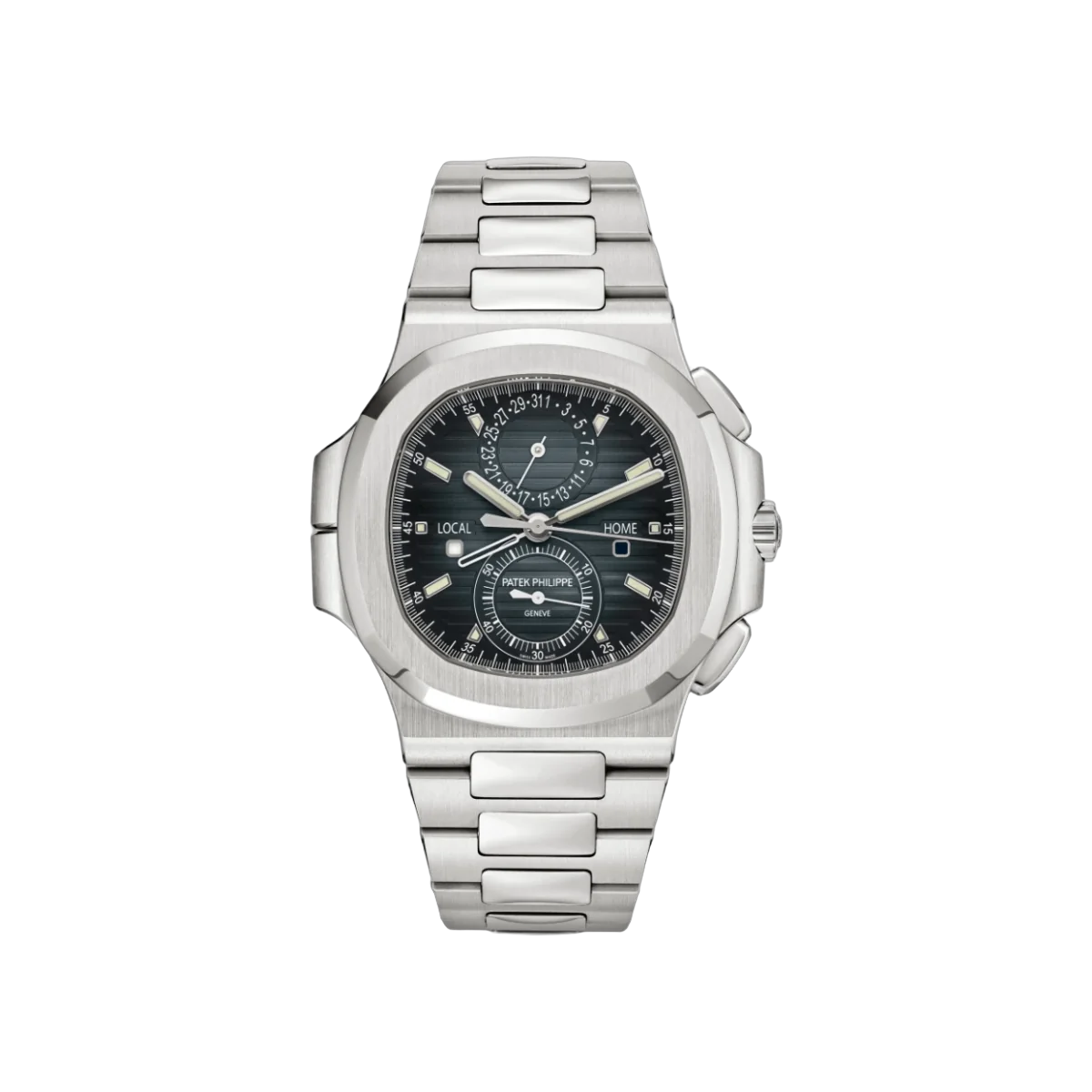 Patek Philippe Nautilus 5990/1A-011 Travel Time Sunburst Blue Dial