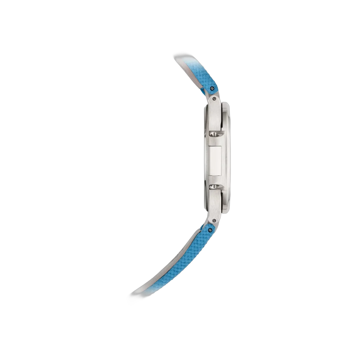 Patek Philippe Nautilus 7010G-013 White Gold Azure Blue Dial Diamond Bezel 32mm Ladies Watch – additional product photo 5