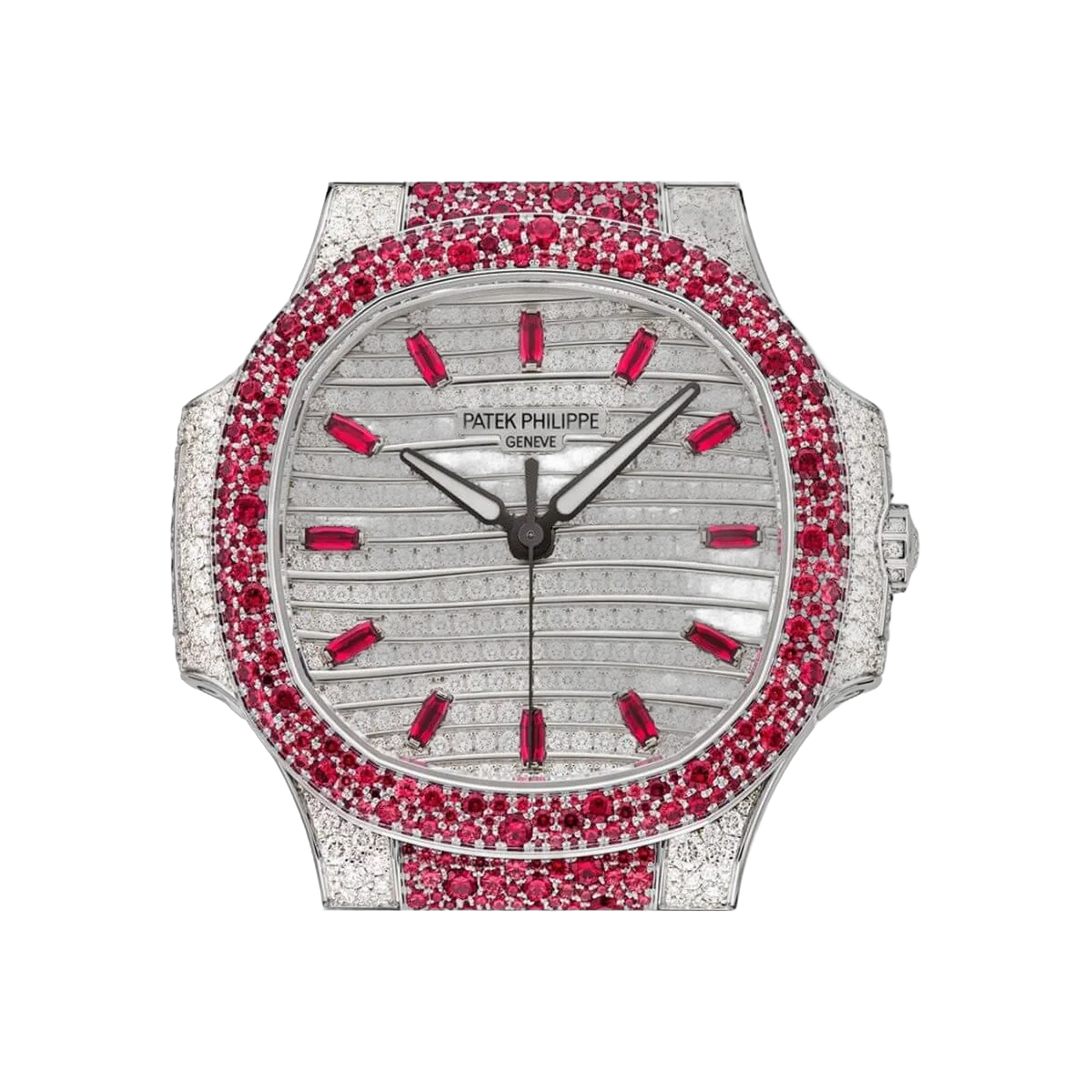 Patek Philippe Nautilus 7118-1452G-001 Haute Joaillerie Diamond Gel 35mm White Dial Womens Watch – additional product photo 7