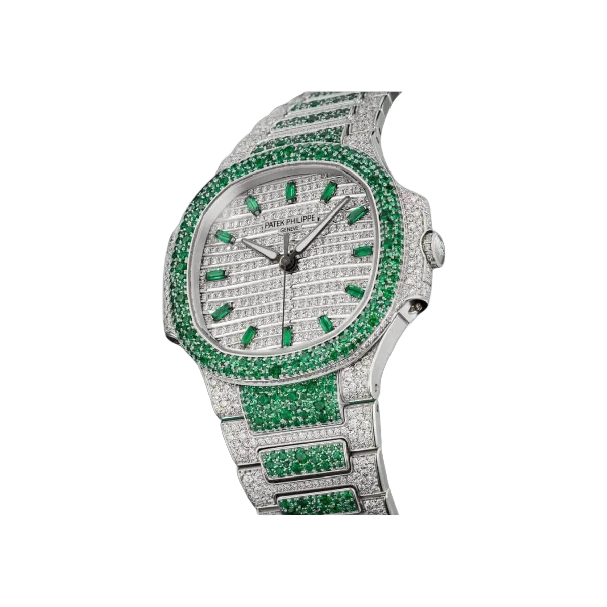 Patek Philippe Nautilus 7118/1453G-001 Haute Joaillerie Automatic Emeralds Diamond – additional product photo 6