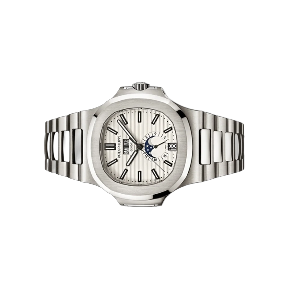 Patek Philippe Nautilus Annual Calendar 5726/1A-010 Stainless Steel 40.5mm Silvery White Dial Men's Watch – additional product photo 2