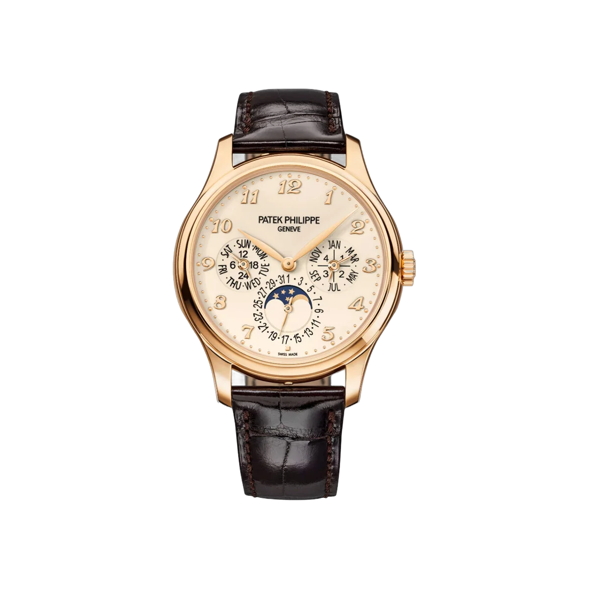 Patek Philippe Perpetual Calendar 5327R-001 Rose Gold Ivory Dial 39mm Men's Watch