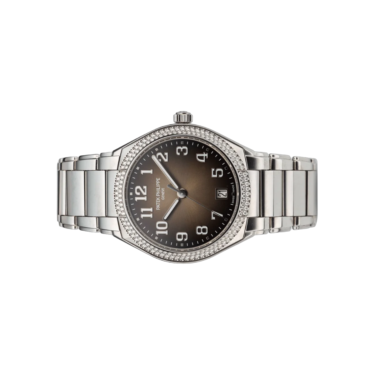 Patek Philippe Twenty 4 7300/1200A-010 Stainless Steel 36mm Gray Sunburst Dial Womens Watch – additional product photo 4