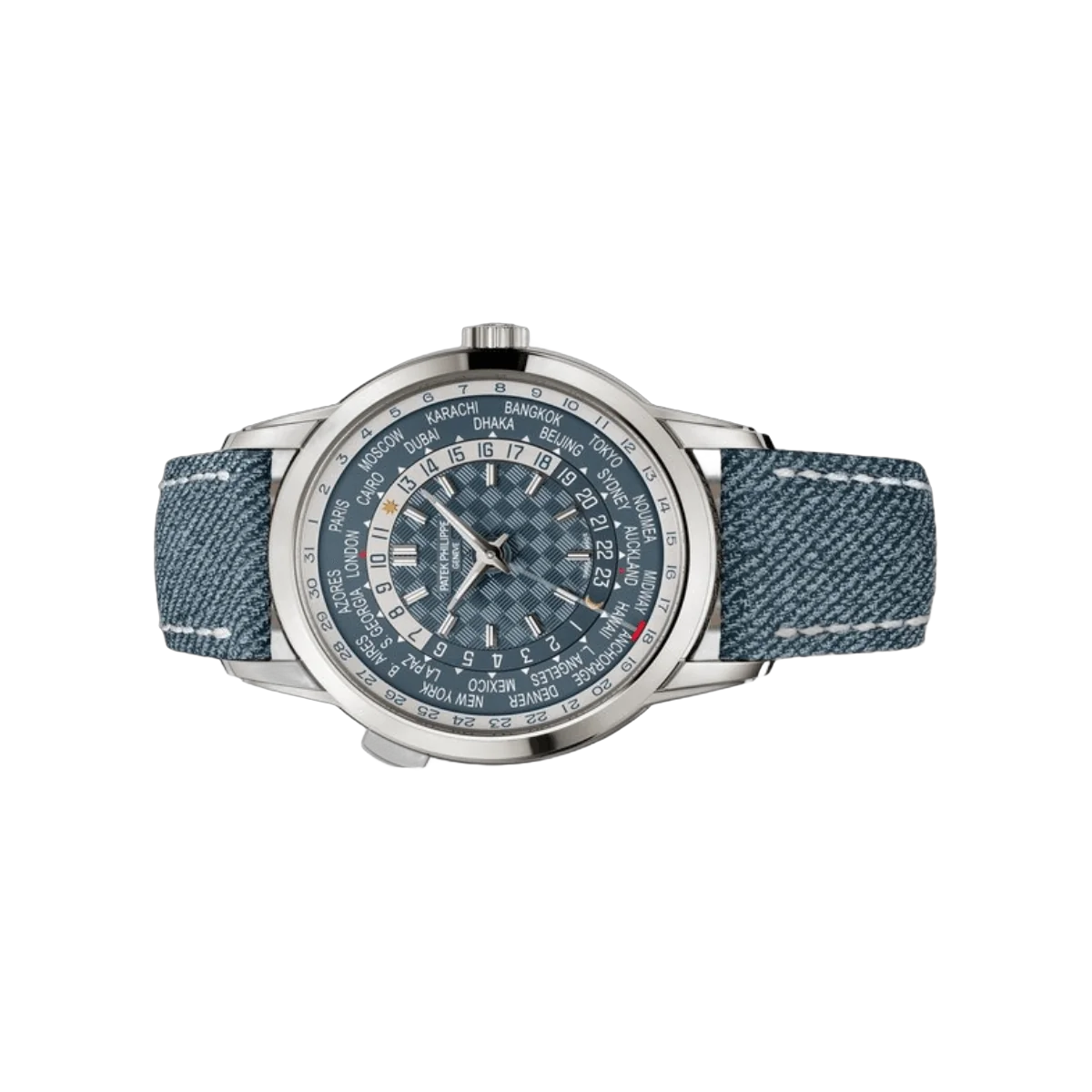 Patek Philippe World Time With Date 5330G-001 Opaline Blue-Gray Dial – additional product photo 4
