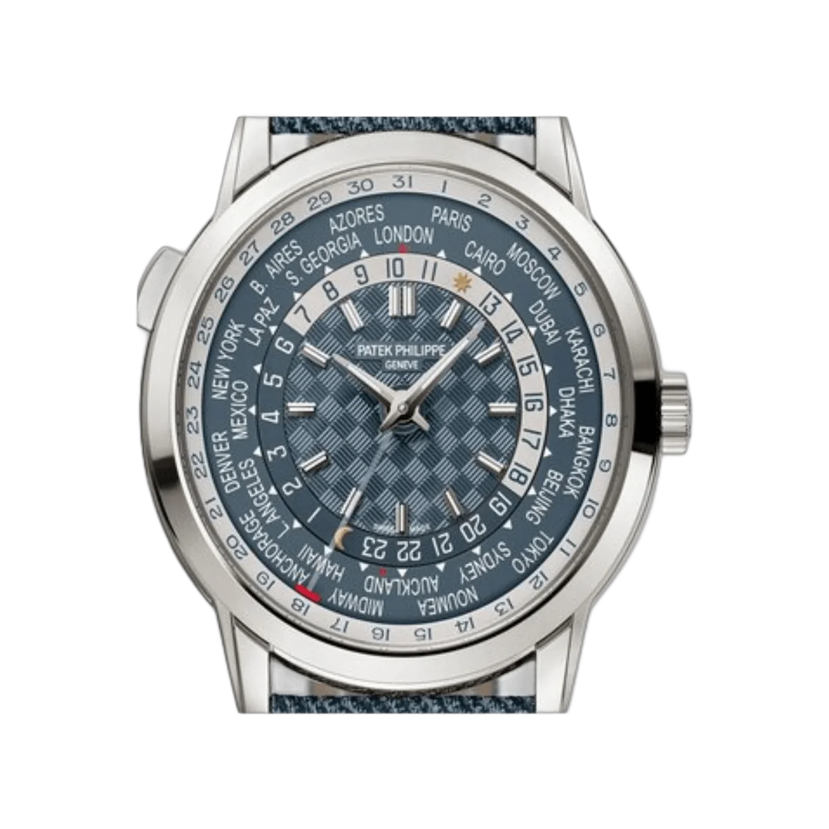 Patek Philippe World Time With Date 5330G-001 Opaline Blue-Gray Dial – additional product photo 5