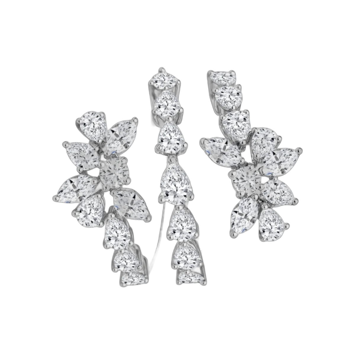 Pear, Marquise & Round Ring -2.43 CTS,1045R,HRD,G-H/VVS-VS,Total Weight- 6.42gm – additional product photo 2
