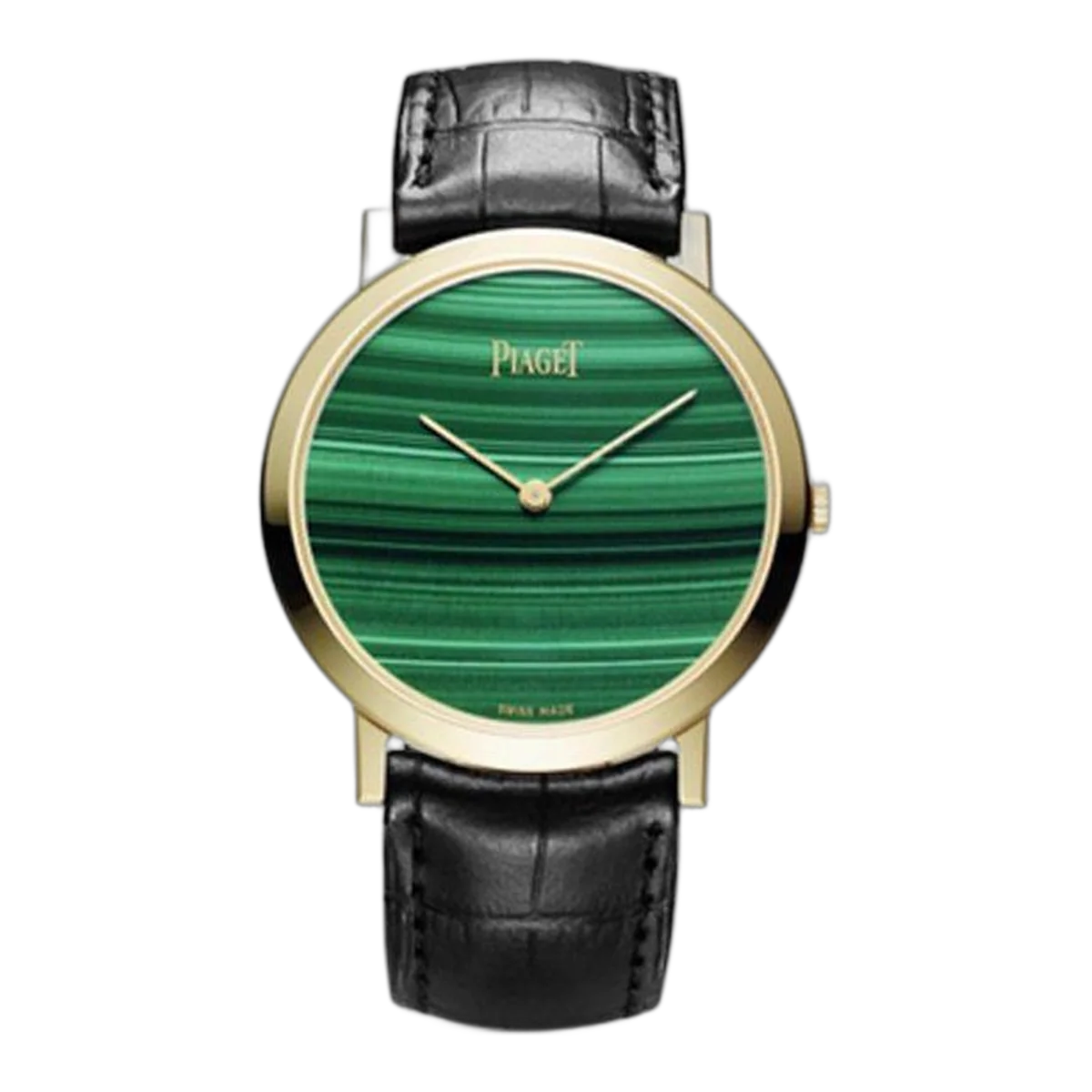 Piaget Altiplano Hard Stone Green Dial 38Mm Rose Gold Men's Watch Ref.G0A37202
