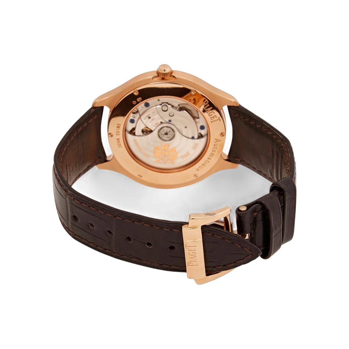 Piaget Emperador G0A32017 Dual Time-zone Rose Gold 42mm Silver Dial Men's Watch – additional product photo 3