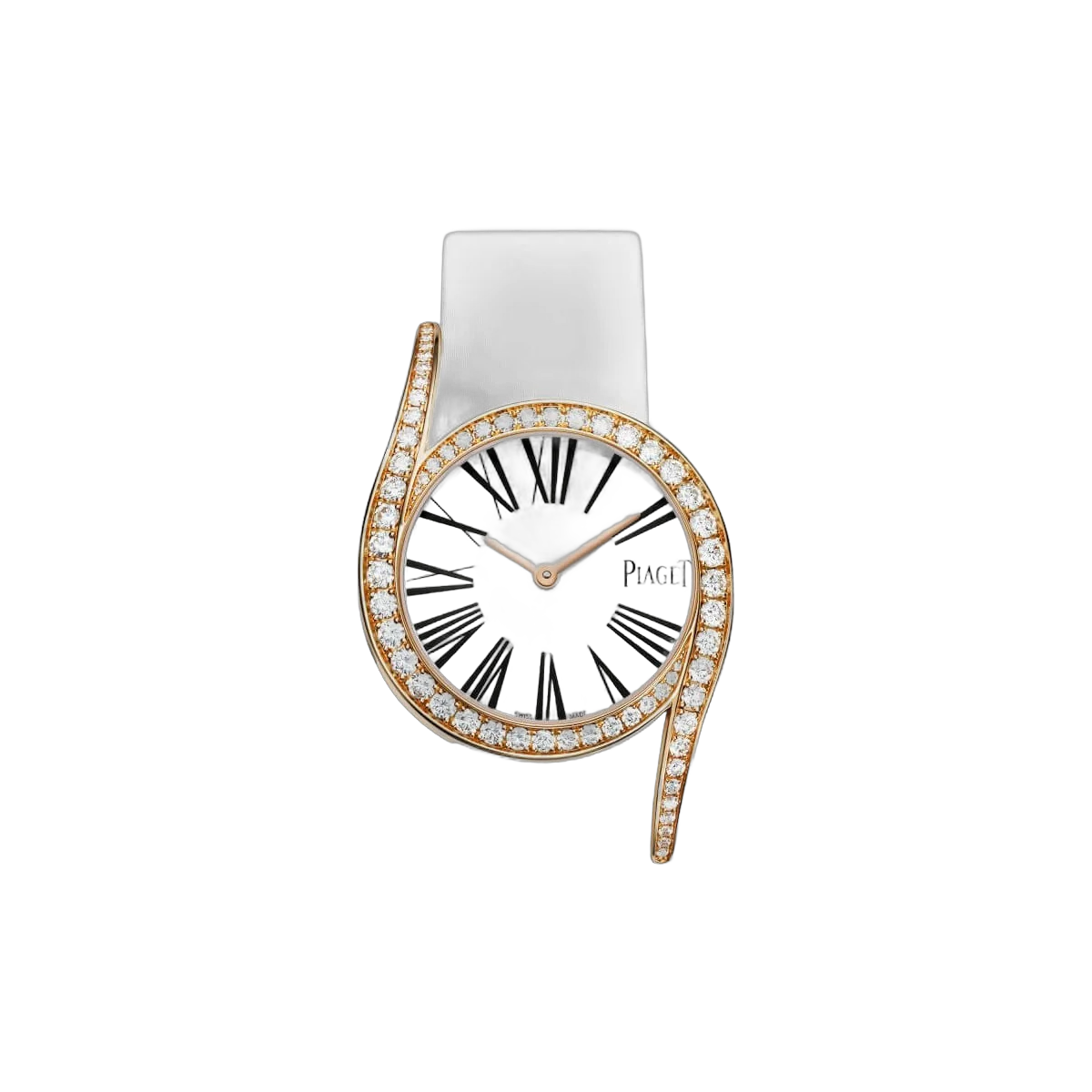 Piaget Limelight Gala G0A38161 18k Rose Gold Silver Dial