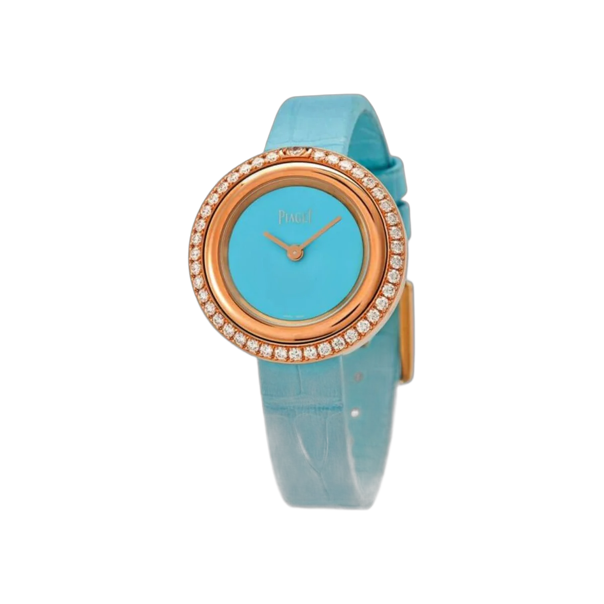 Piaget Possession G0A43089 Quartz RG Turquoise Leather Strap Blue Dial – additional product photo 3