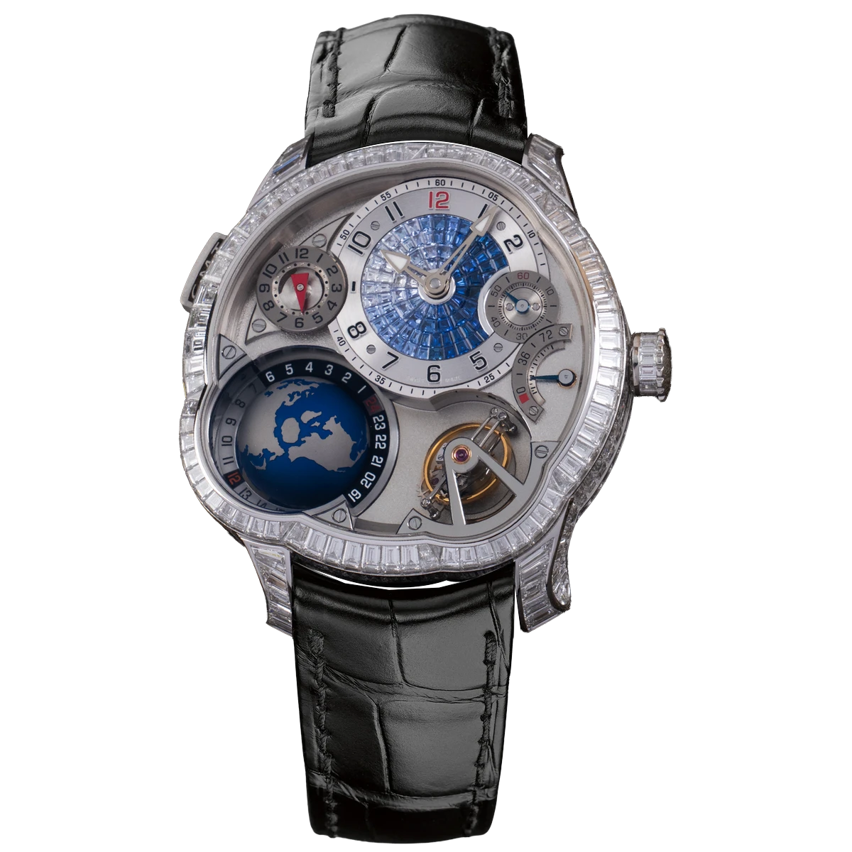 Greubel Forsey GMT Earth Tourbillon Exécution Spéciale Diamond White Gold 43.5mm