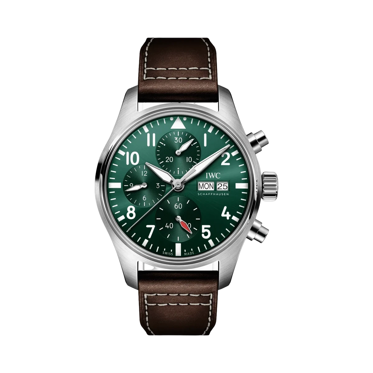IWC Pilot's Watch Chronograph REF IW388103 41 Automatic Grünes Zifferblatt