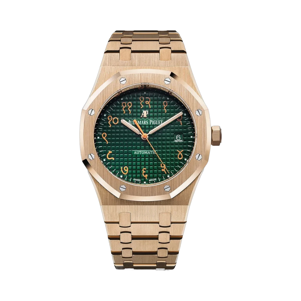 Audemars Piguet Royal Oak 15409OR.OO.1220.OR.01 Indian Sanskrit Dial 41mm Men's Watch