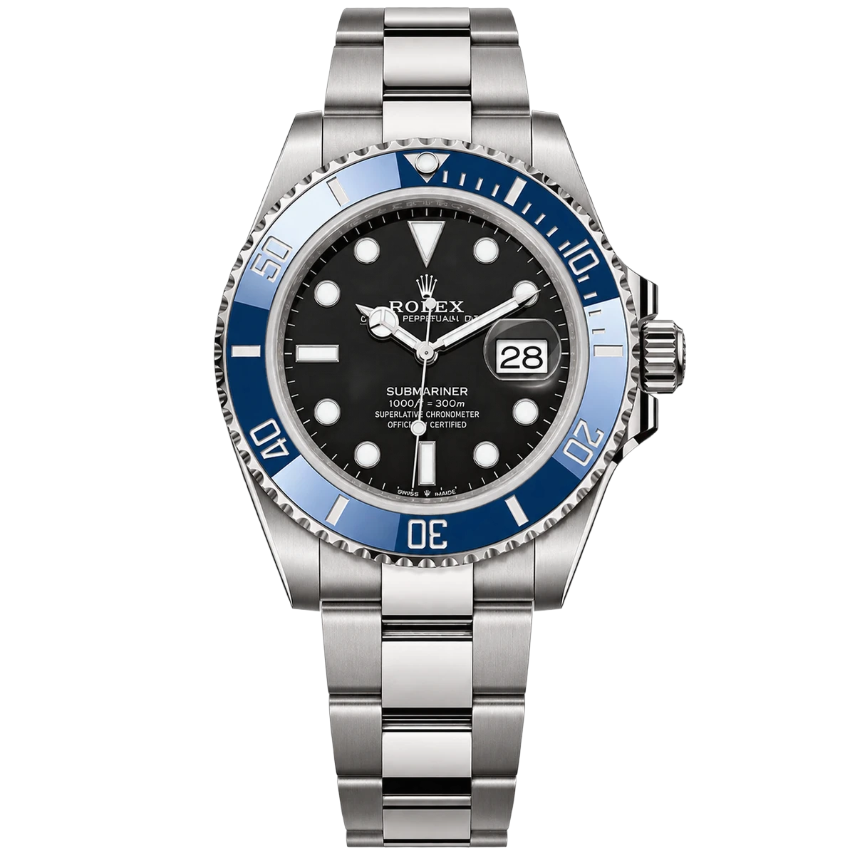 Rolex Submariner Date 126619LB-0003 Herrenuhr aus Weißgold, schwarz, 41 mm