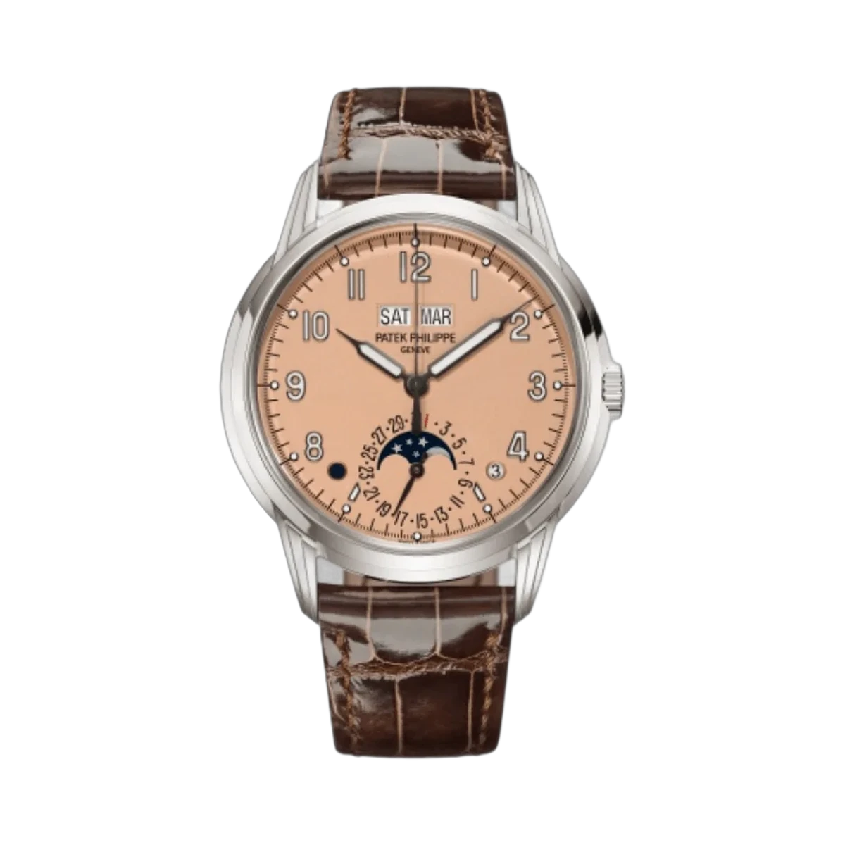 Patek Philippe Grand Complications 5320G-011 18K White Gold Salmon Dial 40mm Men's Watch