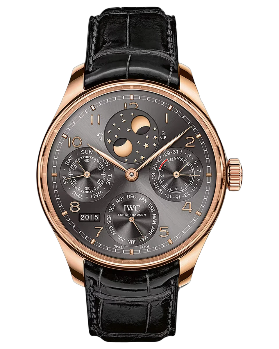 IWC Portugieser Perpetual Calendar Automatic RG IW503404 44.2mm 18K Rose Gold