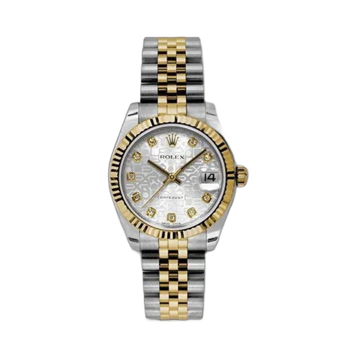 Rolex Datejust Stainless Steel & 18Kt Yellow Gold 31Mm Ladies Watch