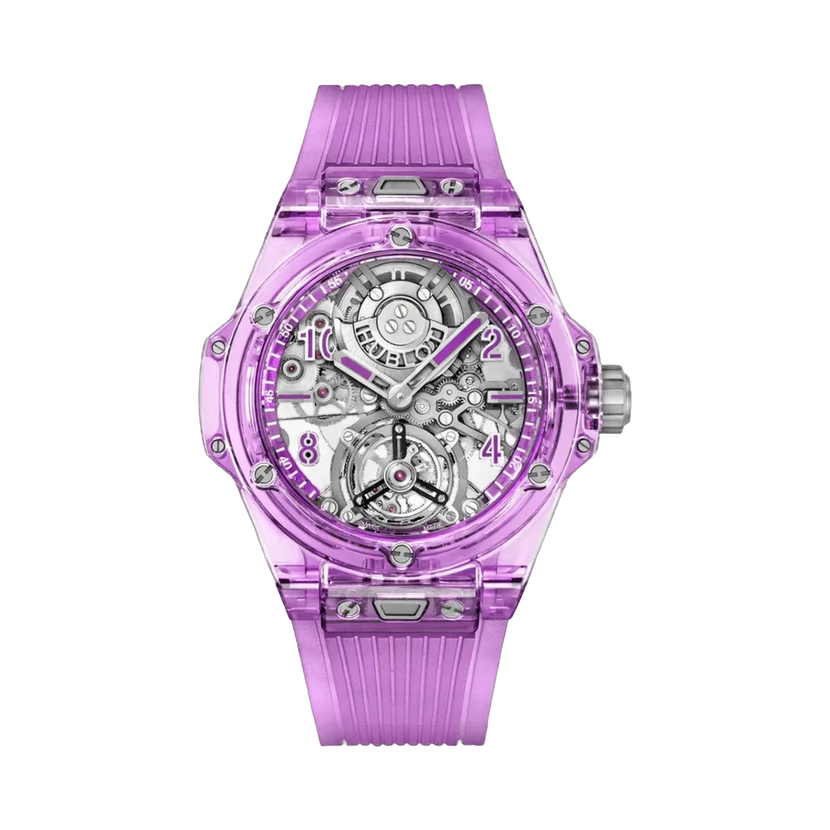 Hublot Big Bang 429.JM.0120.RT Tourbillon Purple Sapphire 44mm Skelettzifferblatt Herrenuhr