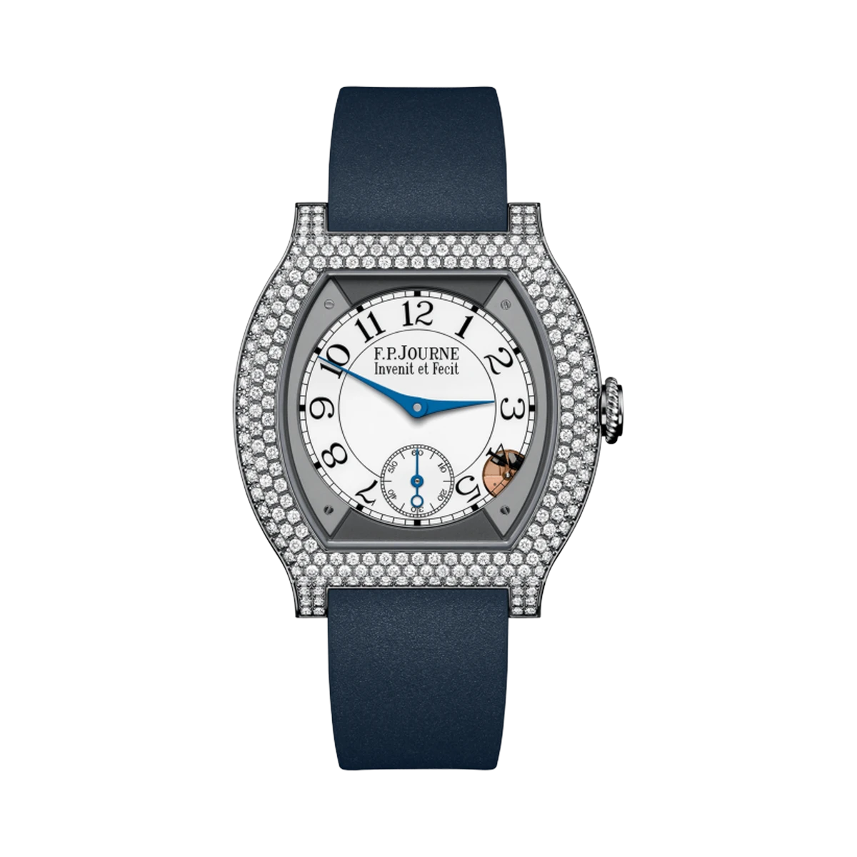 F.P. Journe Élégante 40 Flat Tortue Titanium Set With Diamonds ELT