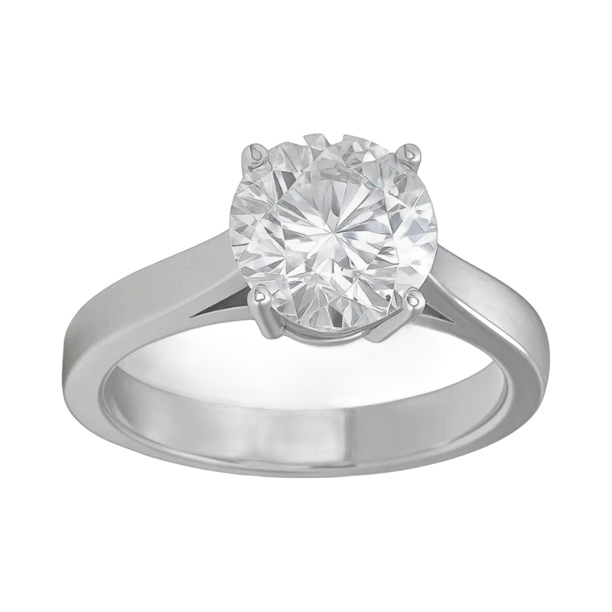 2 CT Ring -2.20 CTS- GIA-G/SI2, R20R,Total Wt - 5.91gm