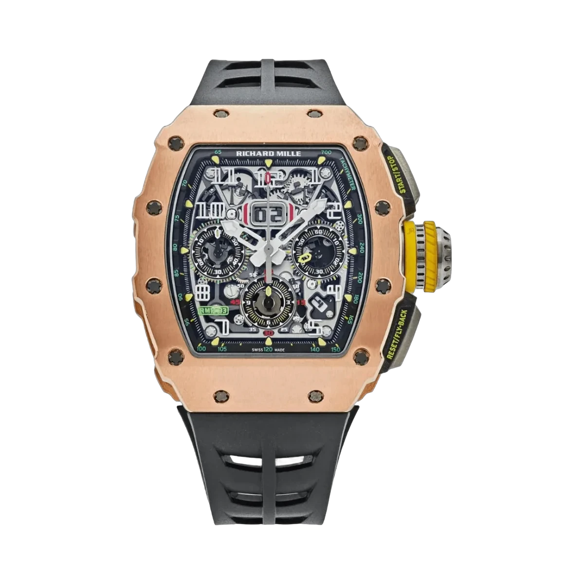 Richard Mille Rm11-03 RG Automatic Flyback Chronograph Titanium 18K Rose Gold