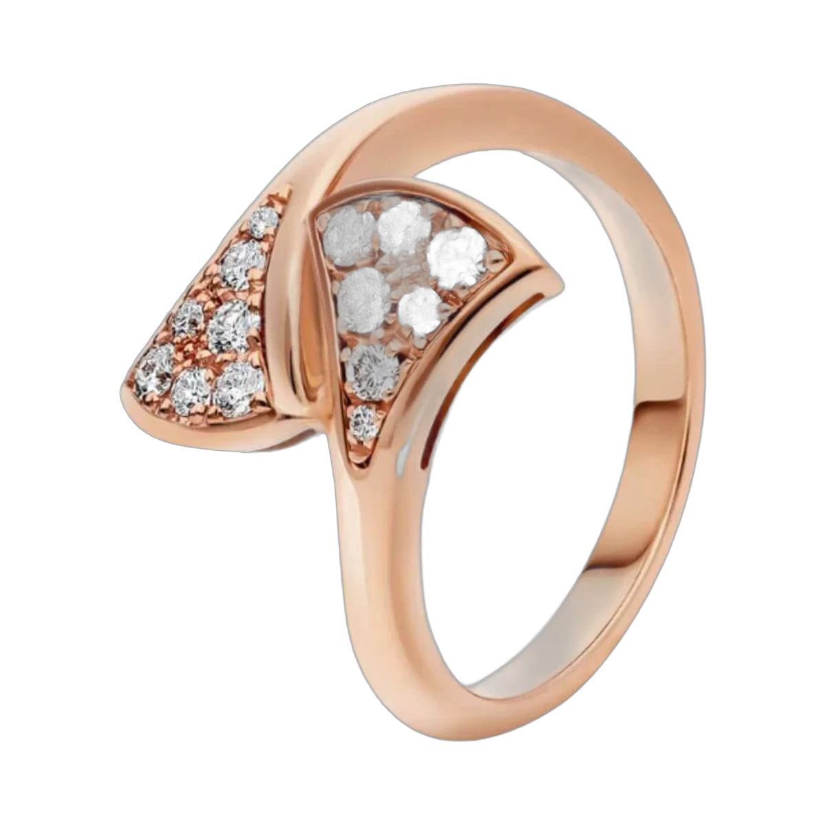 Bvlgari Divas Dream 356496 AN858647 18k Pave Diamonds Ring